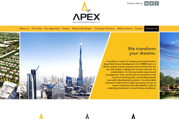 apex-dubai.ae site used Apex
