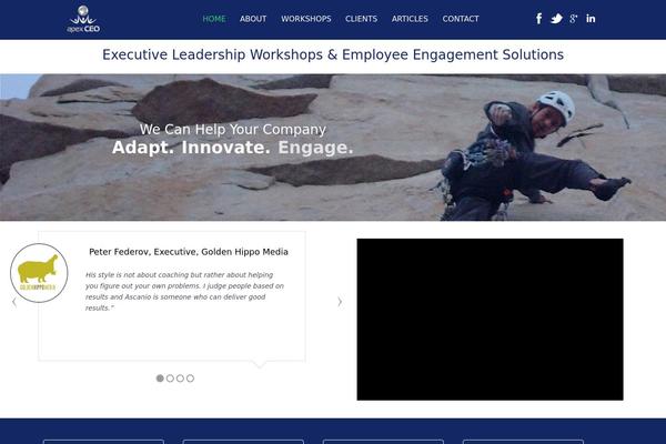Twenty Twelve theme site design template sample
