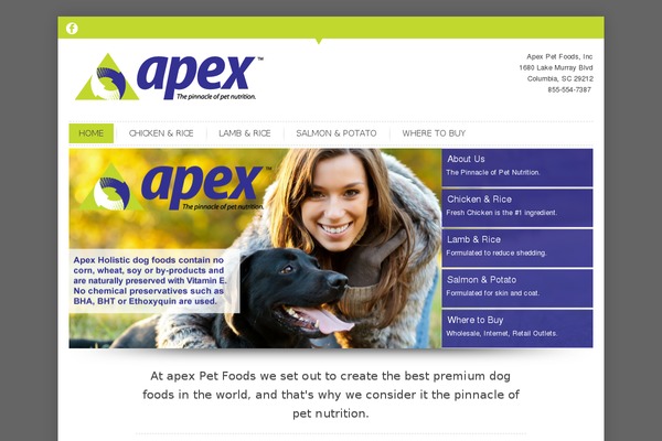 apexpetfoods.com site used Apex-pet-foods