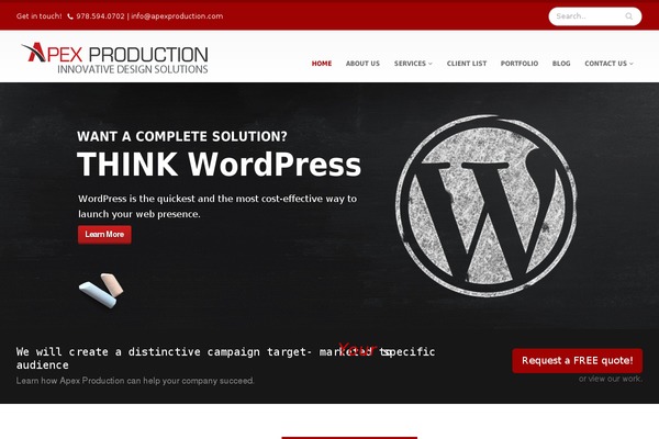 Porto theme site design template sample