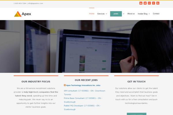 Avada theme site design template sample
