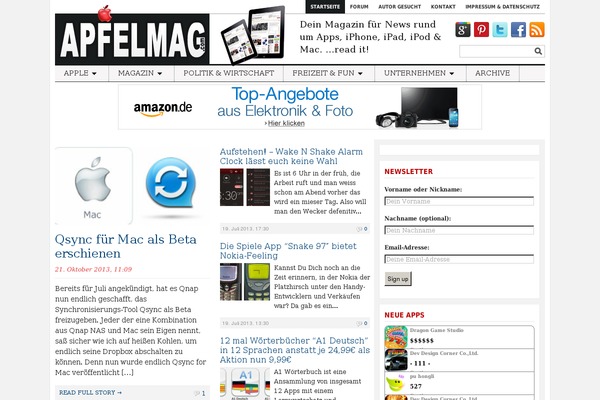apfelmag.com site used Apfelmag.com2012