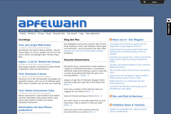 apfelwahn.de site used Apfelwahn4