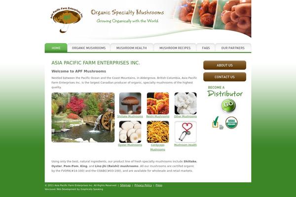 apforganic.com site used Asia