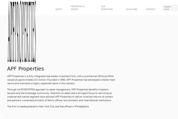 apfproperties.com site used Apf