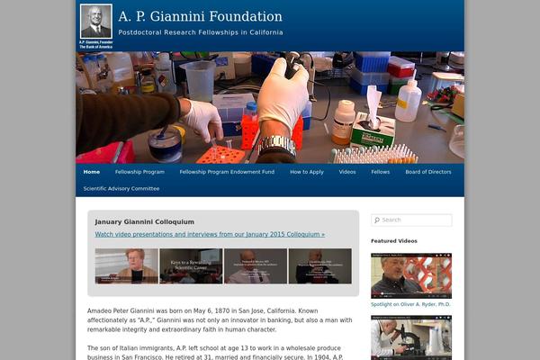 apgianninifoundation.org site used Apgf