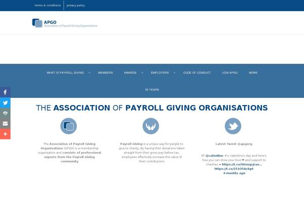 apgo.org.uk site used Apgo-child