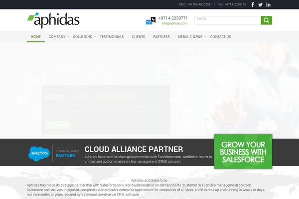 aphidas.com site used Aphidas