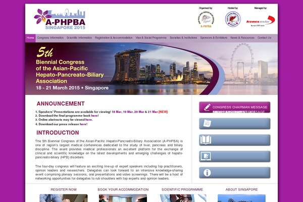 aphpba2015.com site used Aphpba
