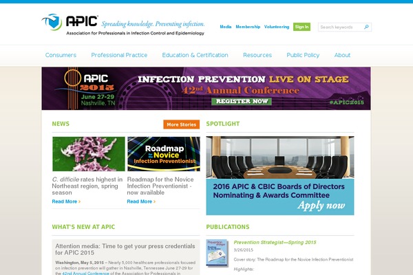 apic.org site used Apic