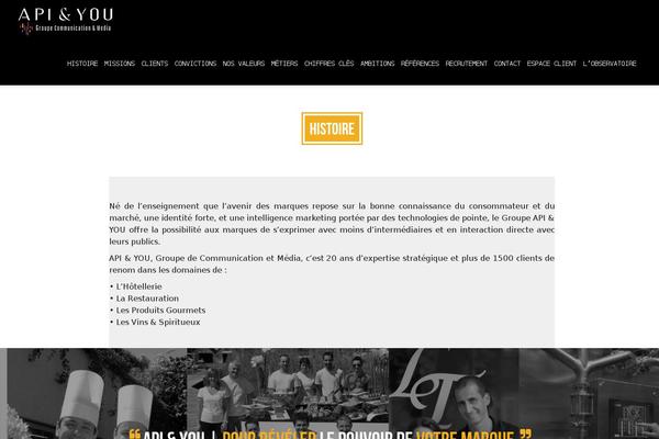 WordPress website example screenshot