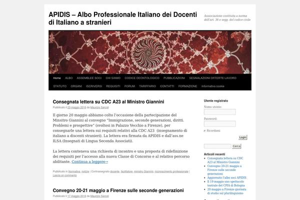 Twenty Ten theme site design template sample