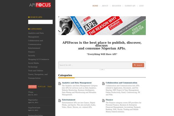 apifocus.net site used Iknowledge