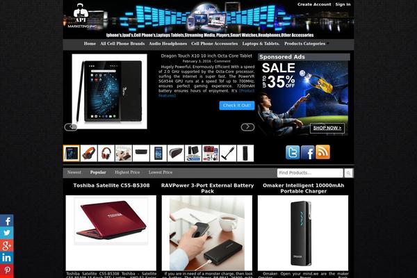 Covert Store Builder theme site design template sample