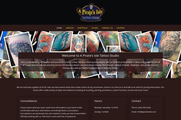 WordPress website example screenshot