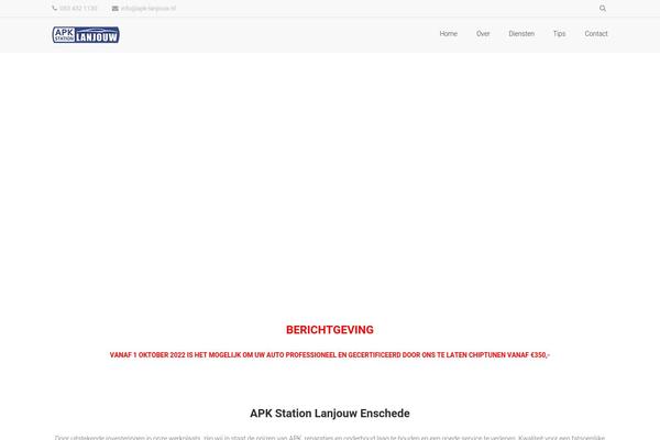apk-lanjouw.nl site used Groutek