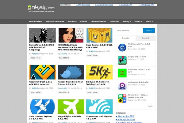 apkjelly.com site used Apk