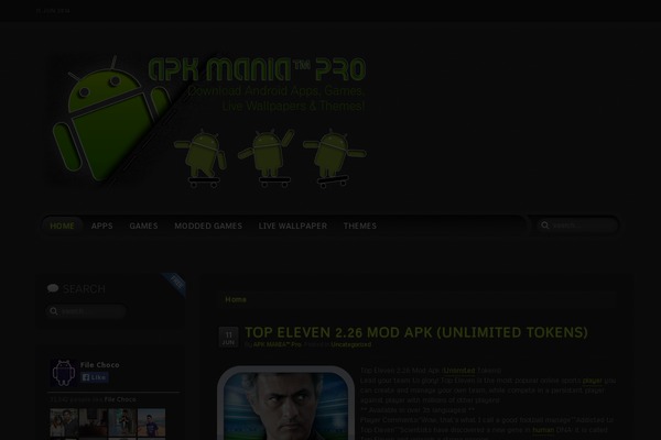 apkmaniapro.com site used Maniavida-theme