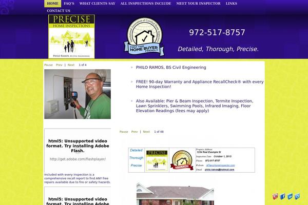 aplanohomeinspector.com site used Aplanotheme3