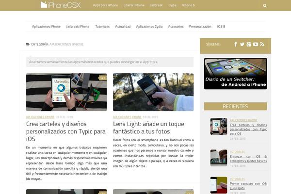 Hueman theme site design template sample