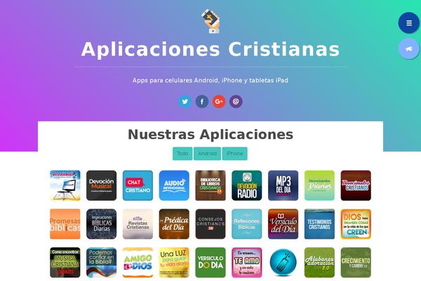 aplicacionescristianas.com site used Materialab