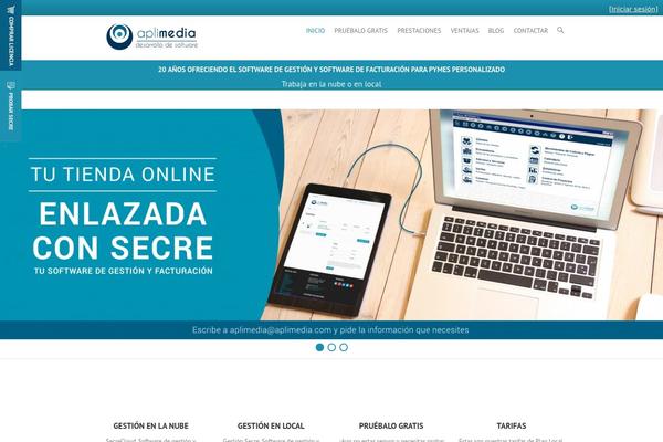 aplimedia.com site used Interface
