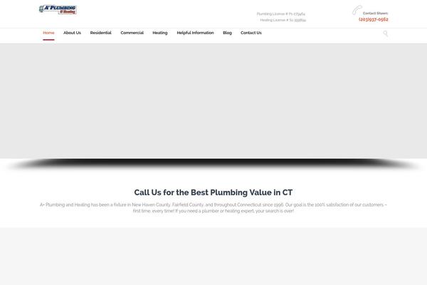 WordPress website example screenshot