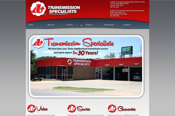 aplustransmissionsaustin.com site used Aplusaustin