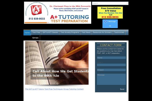 aplustutoring-testprep.com site used Education WP