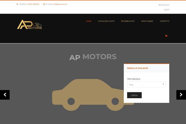 Autoshowroom theme site design template sample