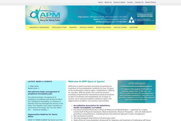 apmspineandsports.com site used Apm