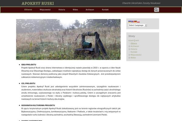 Twenty Thirteen theme site design template sample