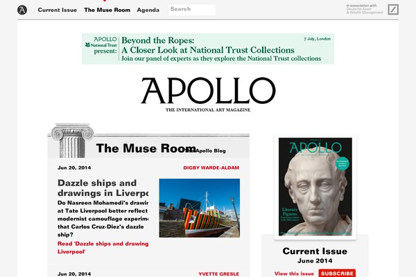 apollo-magazine.com site used Spectator-parent