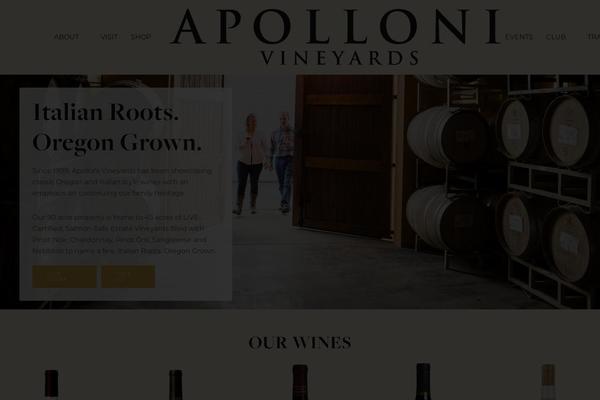 apolloni.com site used Oshinchildtheme