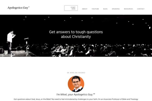 apologeticsguy.com site used Showcase-pro