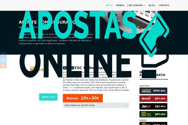 apostas-online.pt site used Aponlinept