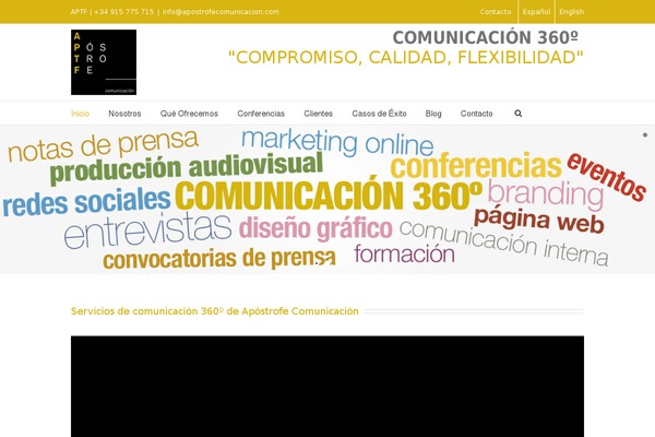 WordPress website example screenshot