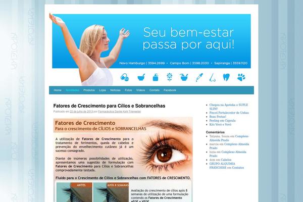 WordPress website example screenshot