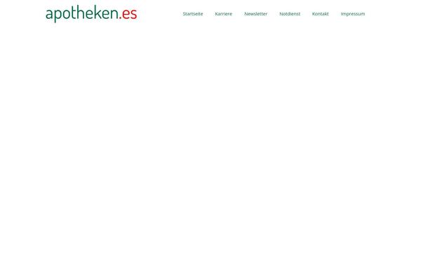 apotheken.es site used Apothekeamtheater