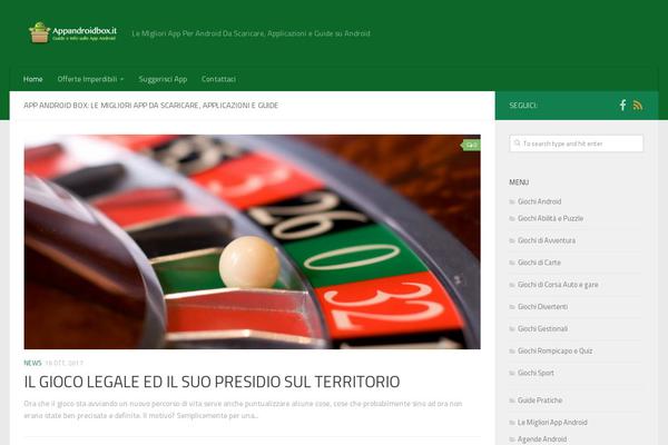 Hueman theme site design template sample