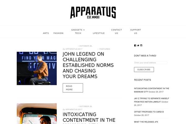 WordPress website example screenshot