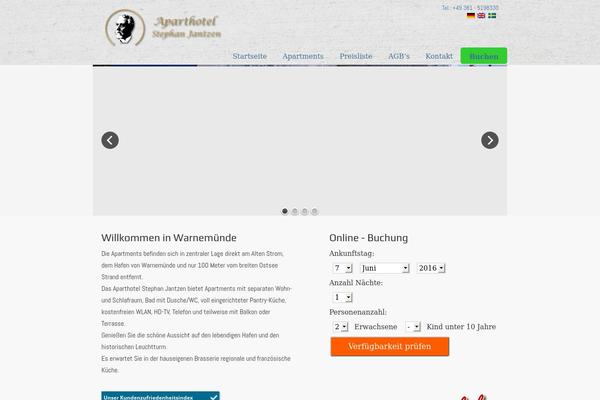 WordPress website example screenshot