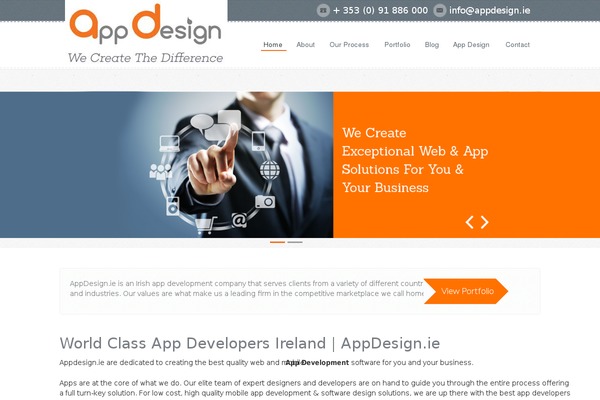 appdesign.ie site used Elision Child
