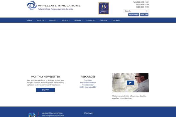 appellateinnovations.com site used Appellate-innovations