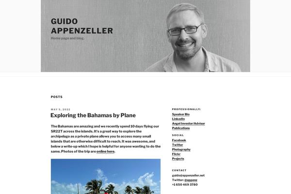 Twenty Seventeen theme site design template sample