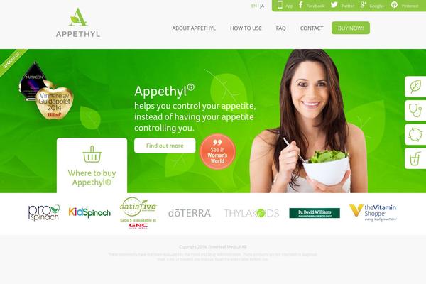 appethyl.com site used Appethyl