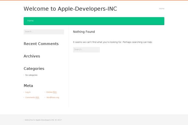 apple-developers-inc.com site used Twenty Fifteen