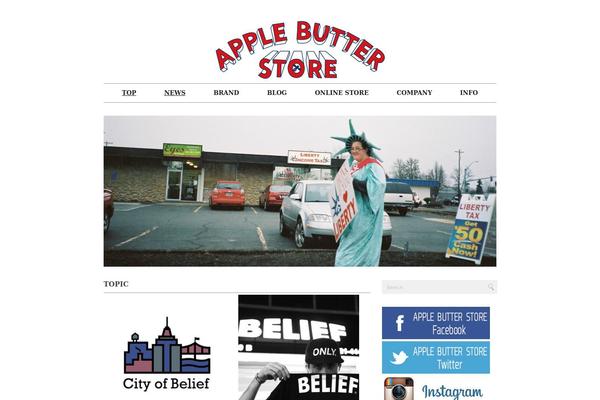 applebutter-store.com site used Timemachine