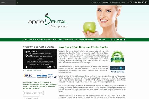 appledental.com.au site used Appledental