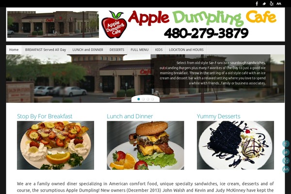 WordPress website example screenshot